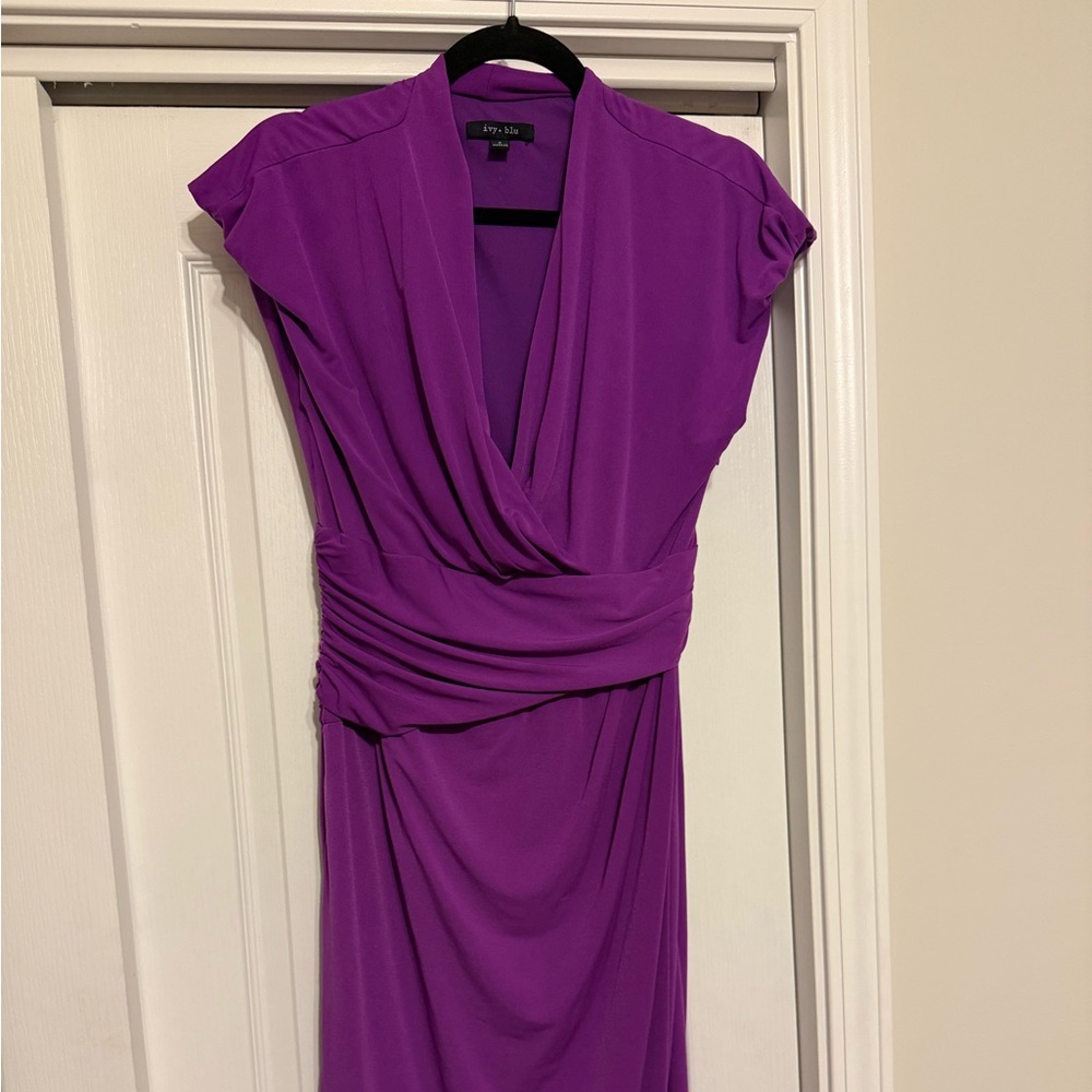 Elegant Purple Women's Dress